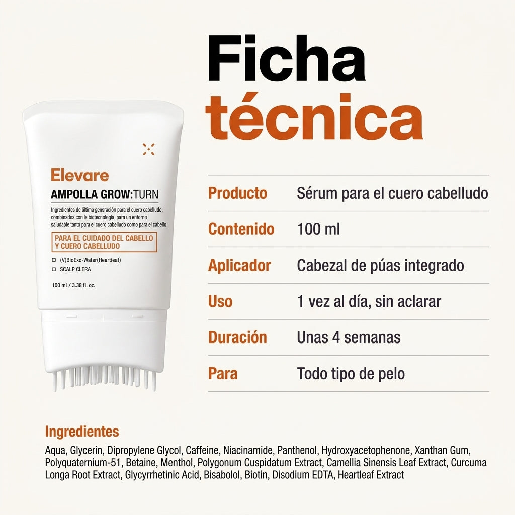 El sérum para el crecimiento del cabello #1 de Corea